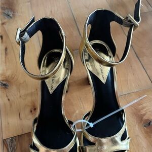 ANTONIO MELANI Gold Women's Heels